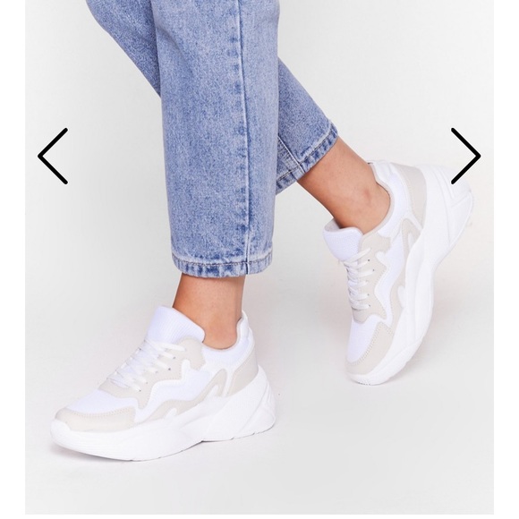 Nasty Gal Shoes - NastyGal Colorblock Chunky Sneakers